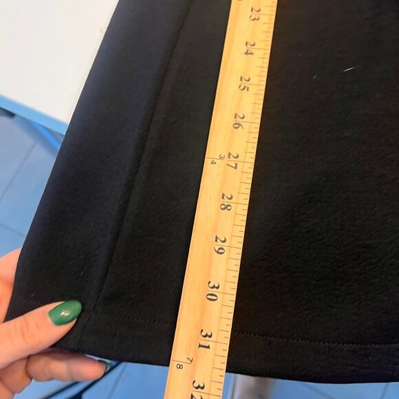 Madewell Black Texture & Thread Long-Sleeve Side-Tie Wrap Mini Dress Size XXS - Picture 11 of 11